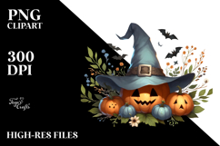 Funny Digital Witch Image, Transparent PNG Product Image 2