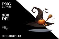 Funny Digital Witch Image, Transparent PNG Product Image 2