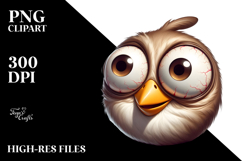 Bird with Sunglasses PNG Product Image 2