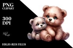 Happy Baby Bear PNG Product Image 2