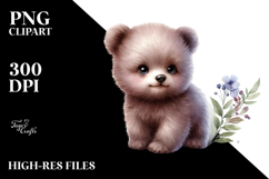 Happy Baby Bear PNG Product Image 2
