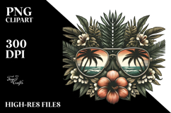 Vintage Tree Sunglasses PNG Product Image 2