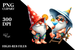 Whimsical Gnome Drinking PNG Product Image 2