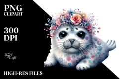 Digital Baby Seal PNG Product Image 2