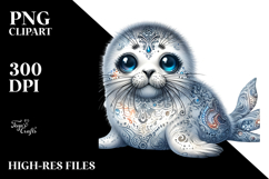 Digital Baby Seal PNG Product Image 2