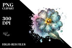 Abstract Shiny Primrose | Sublimation | Clipart Product Image 3
