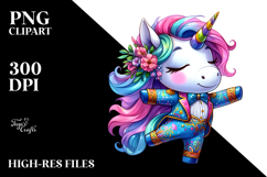 Vibrant Cute Unicorn PNG Product Image 2