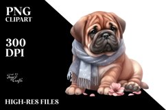 Bullmastiff Watercolor Clipart Product Image 3