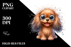 Crazy Looking Cocker Spaniel | Clipart Product Image 1
