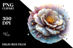 Glossy Camellia Sublimation PNG Product Image 2