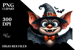 Funny Halloween Bat PNG Product Image 2