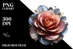 Abstract Rose PNG Product Image 2