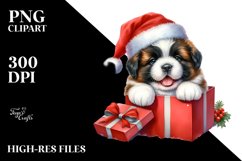 Expressive Baby Saint Bernard PNG Product Image 3