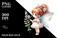 Small Cute Fairy, Transparent PNG Product Image 3