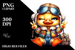 Adorable Baby Duck Sleeping, PNG Product Image 2
