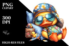 Adorable Baby Duck Sleeping, PNG Product Image 2