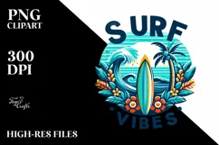 Vibrant Summer Illustration, Transparent PNG Product Image 1