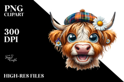 Watercolor Portrait Party Hat Clipart Product Image 2