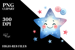 Whimsical Simple Star PNG Product Image 2