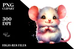 Cute Baby Mouse Drawing, Transparent PNG Product Image 2