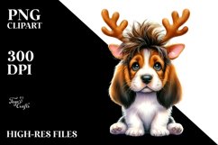 Expressive Baby Basset Hound PNG Product Image 1