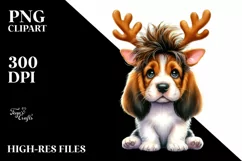 Expressive Baby Basset Hound PNG Product Image 1