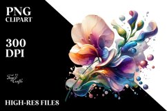 Abstract Sweet Pea Clipart Product Image 3