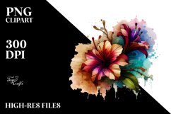 Stained Azalea Material | Sublimation | Clipart Product Image 1