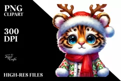 Expressive Baby Tiger PNG Product Image 3