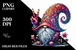 Detailed Valentines Gnome PNG Product Image 2