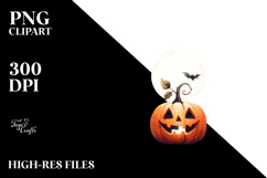 Funny Washed JACK-O&#039;-LANTERN PNG Product Image 2