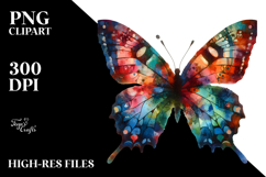 Grungy Butterfly Silhouettes Product Image 2