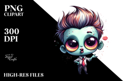 Blowing a Kiss Zombie PNG Product Image 2