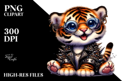 Energic Baby Tiger PNG Product Image 2