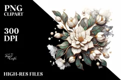 Detailed Jasmine Stained Shiny Material | Watercolor Splash Product Image 1