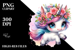 Cute Unicorn Dancing PNG Product Image 2
