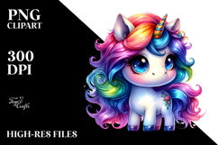 Vibrant Cute Unicorn PNG Product Image 2