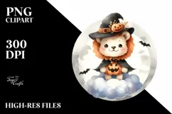 Cute Lion Halloween Simple Attire PNG Product Image 1