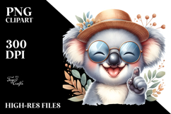 Cute Baby Koala PNG Product Image 2