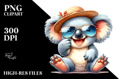 Cute Baby Koala PNG Product Image 2