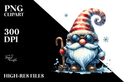 Funny Gnome Retro Design, High-Res PNG Product Image 2