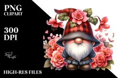 Adorable Gnome with Big Hat, PNG Product Image 2