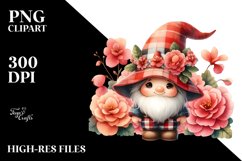 Adorable Gnome with Big Hat, PNG Product Image 2