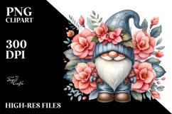 Adorable Gnome with Big Hat, PNG Product Image 2