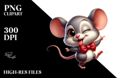 Ridiculously Cute Mouse, PNG Product Image 2