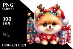 Expressive Baby Pomeranian PNG Product Image 1