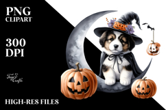 Puppy in Halloween Costume, Transparent PNG Product Image 2