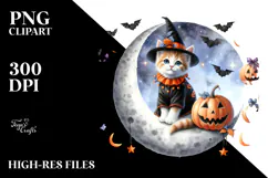 Kitten in Halloween Costume, Transparent PNG Product Image 2