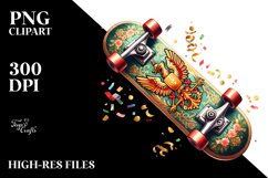 Vintage Skateboard Confetti Product Image 1