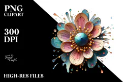 Wooden Anemone Watercolor, PNG Product Image 2